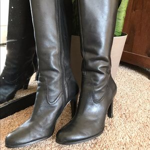 VINTAGE RALPH LAUREN Black genuine leather boots